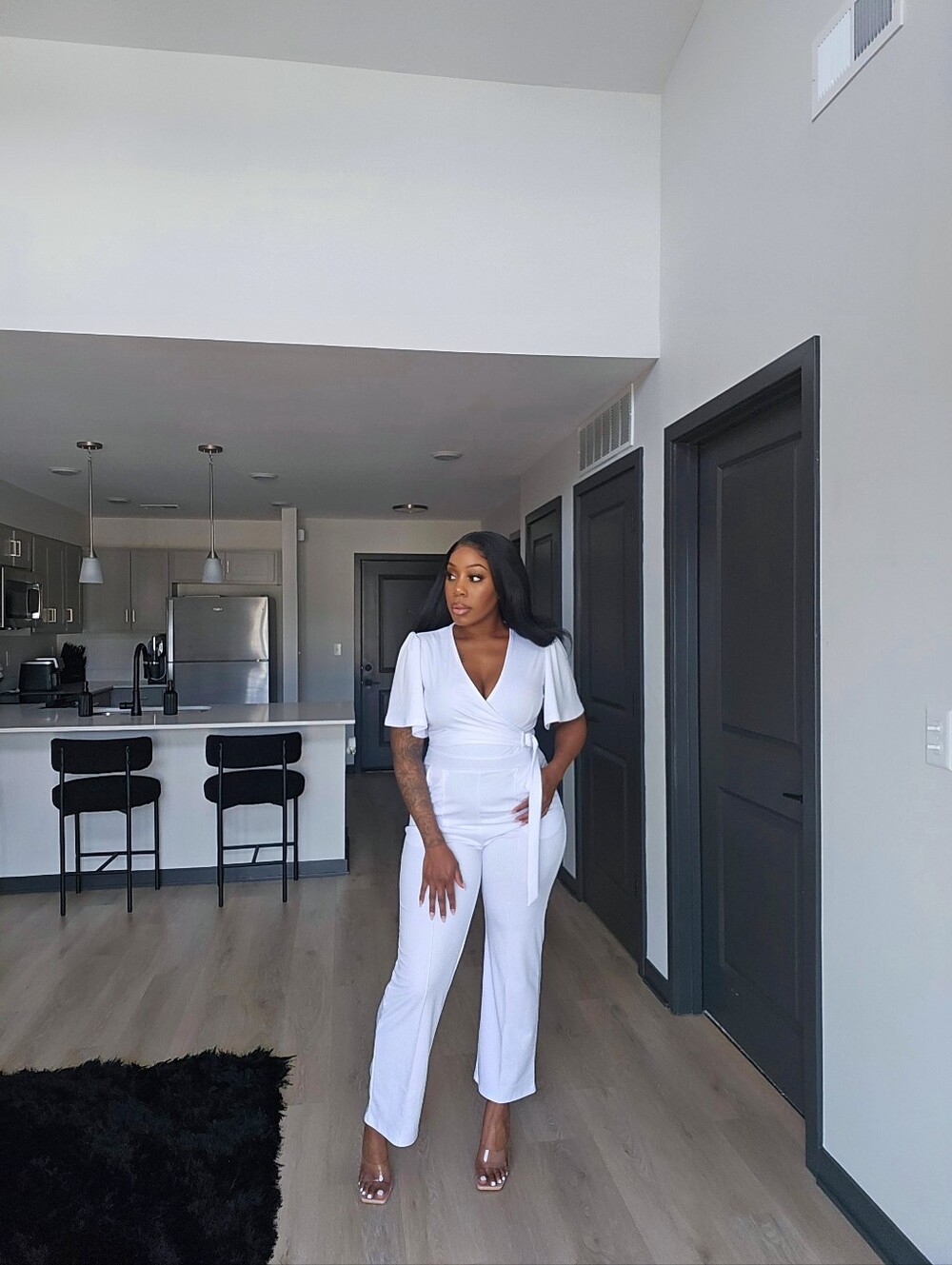 Small-White Jumpsuit